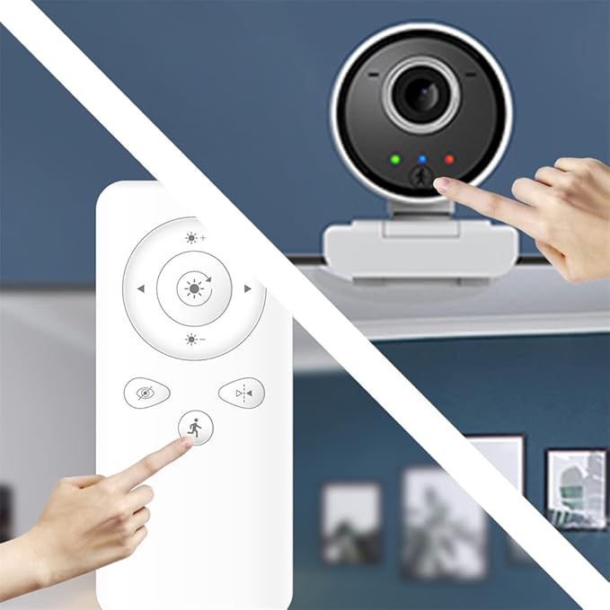 Smart Camera with Remote Control 1080P for PC Computer Laptop Video Webcam with Microphone