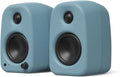 Kanto UKI 100 W Active Desktop Computer Speakers with Bluetooth and USB-C | Intelligent Sub Integration | Headphone Out | Pair | Cornflower