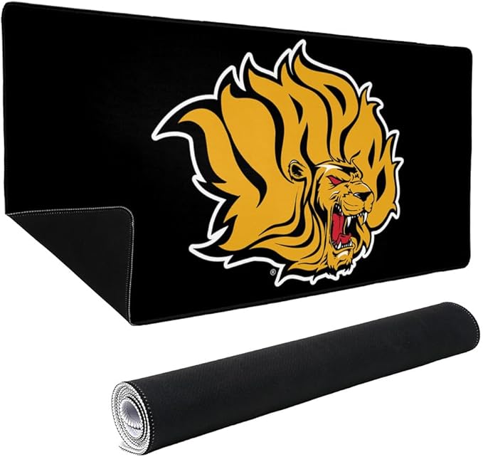 Arkansas at Pine Bluff Primary Logo Large Gaming Mouse Pad Desk Mat with Stitched Edges Non-Slip Base for Gamer Home and Office 31.5 x 15.7