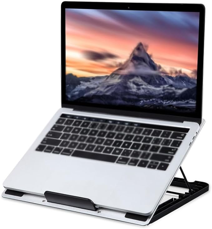 JSEIAJB Laptop Heat Sink Base Computer Air-Cooled Metal Bracket Silent