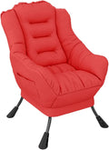 Mlaea Ergonomic Deck Chairs Comfortable Soft Bedroom Chairs Clothing Store Restaurant Gaming Reclining Chairs 45 * 45 * 85CM(Color:#6)