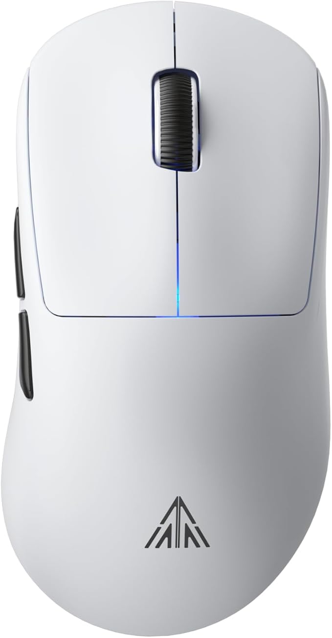 SOLAKAKA SM850 - Wireless Gaming Mouse - Programmable Buttons24000 DPI Adjustable Lightweight Ergonomic Computer Wireless Mouse BT5.1/2.4G/Wired PC Gaming &amp Office Mice for Win/Mac/Linux