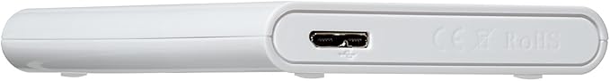 S3 2.5 inch USB 3.0 Mac Edition Portable External Hard Drive - White (500GB)