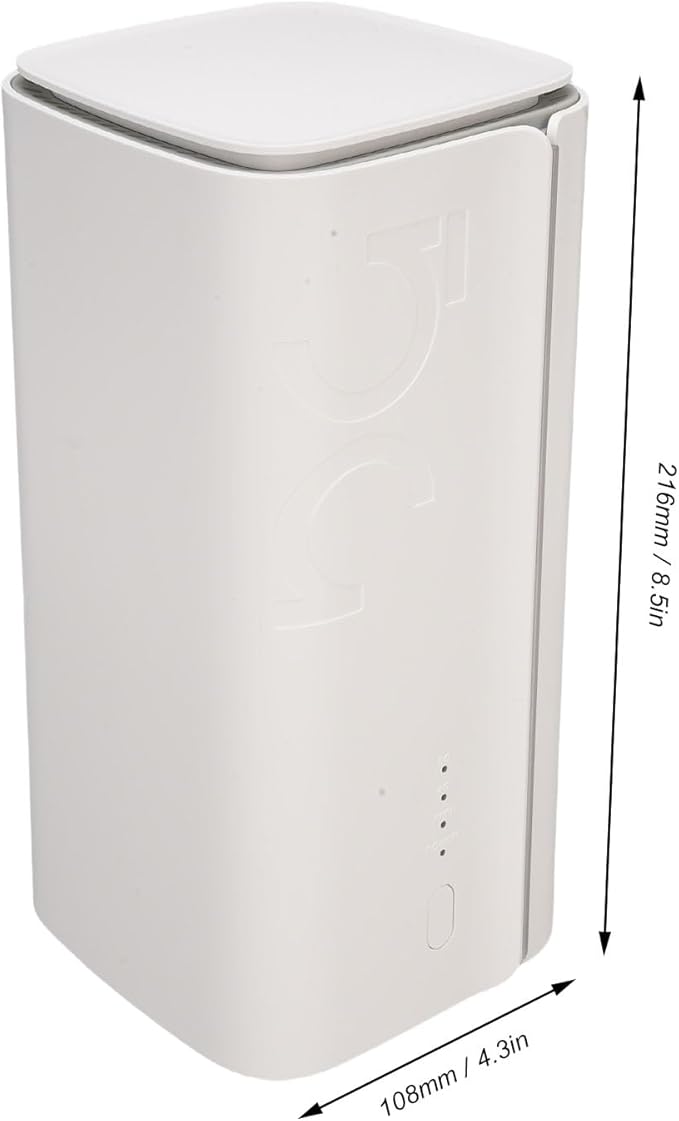 Diyeeni 5G CPE Router with SIM Card Slot 4.67Gbps High Speed Dual Band WiFi 6 Wireless Device 4 x MIMO 5G Cellular Router Dual Band SA NSA for Home Office Indoor (US Plug)