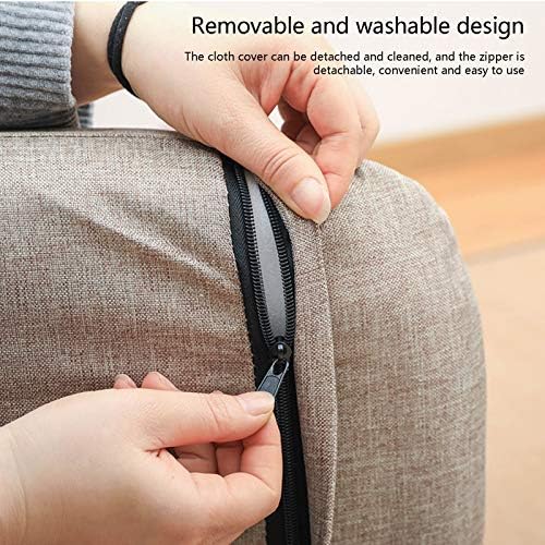 Floor Chair Floor Chair Meditation Chair Multi-Directional Adjustment Folding Floor Chair Removable and Washable Lazy Sofa for Bedroom Living Room (Color : Beige Size : Large)