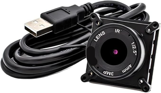 2MP USB Camera Module 120FPS 90FPS 1080P 720P High Frame Rate Global Shutter High Speed No Distortion Lens Industrial Cam