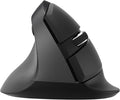 J-Tech Digital Ergonomic Left Hand Mouse with Wireless Connection AA Battery 2.4GHz Nano Transceiver 800 1200 1600 2400 Adjustable DPI Compatible with Windows and MAC OS [V628ML]