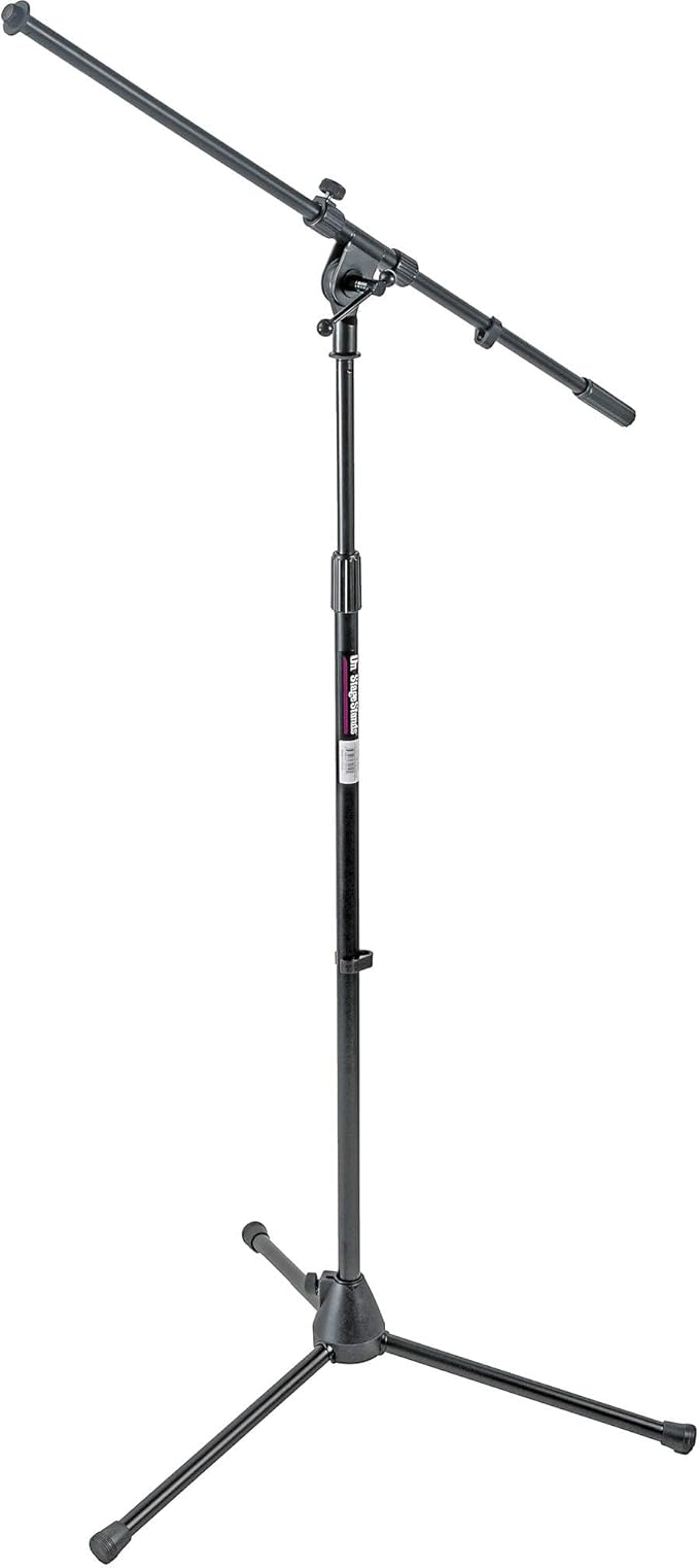 Rode PodMic USB Dynamic Broadcast Microphone (White) with On-Stage Stands MS7701B Tripod Mic Stand and XLR Cable