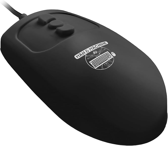Man &amp Machine Mighty Mouse Sealed Waterproof - Black