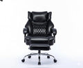 Gaming Office Chair - Video Gaming Chair with Footrest Lumbar Support High Back Massage Reclining Home Office Computer Desk Chair: Height Adjustable Ergonomic Comfy Leather