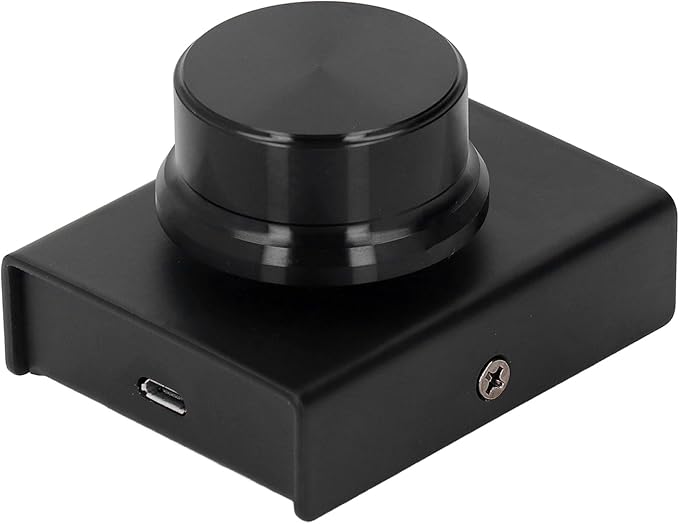 USB Volume ControlQuick Sensitive USB Volume Control Multimedia ControllerComfortable to the Touch USB Volume Control Knobfor Computer Laptop Speaker