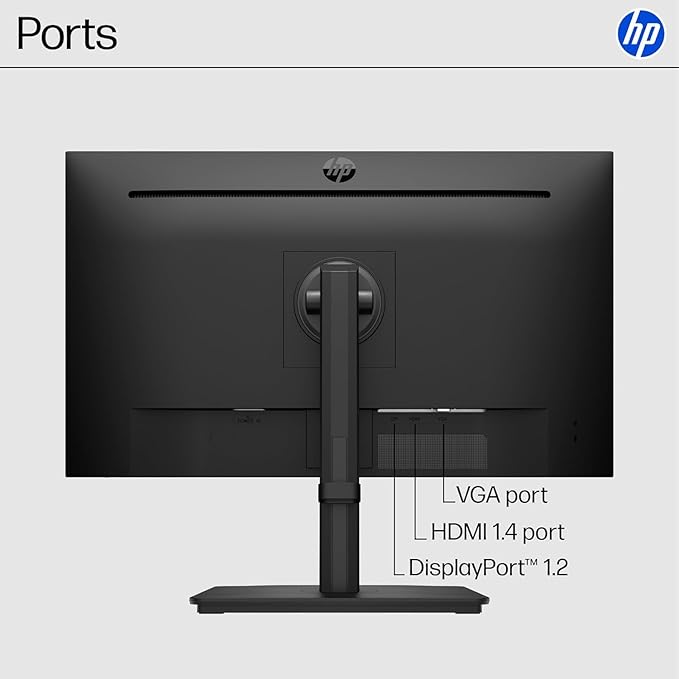 HP 27-inch FHD IPS Monitor | 100Hz Borderless Design Eyesafe Certification Tilt-Adjustable Stand HDMI &amp DisplayPort Built-in Dual Speakers w/HDMI (27-Inch)