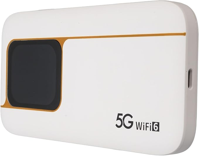 Estink 5G Mobile Hotspot with SIM Card Slot Portable WiFi 6 Router 2.77Gbps Ultra High Speed 7100mAh Battery IP67 for Travel Home Gaming