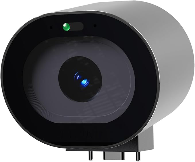 TIBURN HQ Eyes S2 AI ePTZ 4K Webcam Built-in Mic Auto Framing Auto Tracking8X Zoom/Wide Angle Gesture Control Plug and Play for Zoom/Skype/Teams Video Conference for Flip 55 S2 and HQ 75 R2