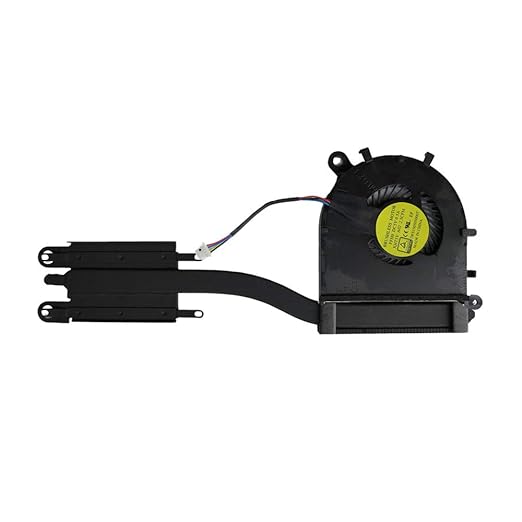 GAOCHENG Laptop Cooler - Heatsink &amp Fan for DELL XPS 13 9343 9350 9360 DFS150505000T FFH0 0XHT5V XHT5V 06YT3R 6YT3R - 3cm x 3cm x 1.5cm - 3-Pin Computer Fan