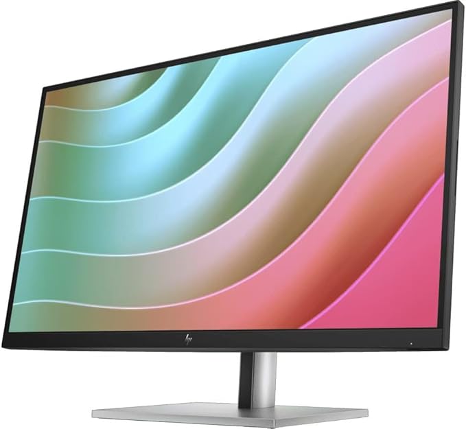 HP E27k G5 27 4K UHD IPS USB-C Monitor with 5ms Response Time Anti Glare Flicker Free VESA Mount (100mm) Displayport HDMI &amp Dockztorm USB Port Expander Black/Silver Color (6N4C4AA#ABA)