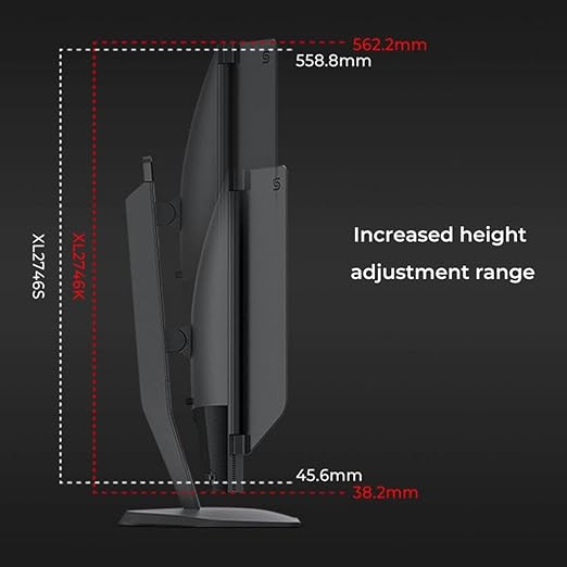 BenQ Zowie XL2746K 27-inch 240hz Gaming Monitor | 1080P 1ms | DyAc+ | Color Vibrance | Black Equalizer | Enhanced Height Tilt and Base Adjustment | XL Setting to Share | S-Switch | Shield