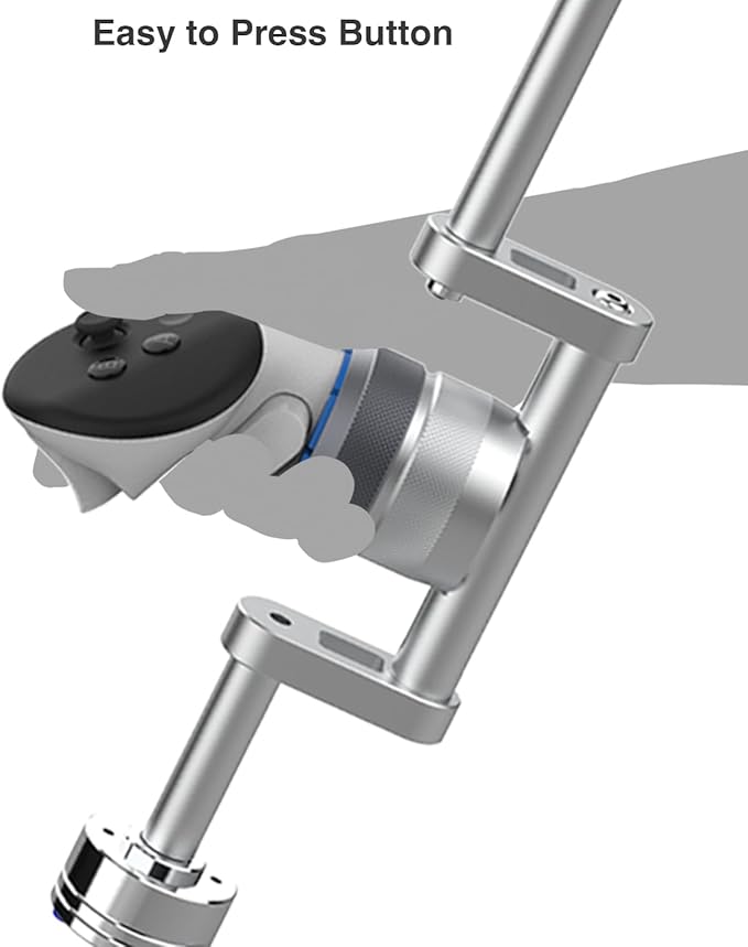 YEZRO All-New VR Golf Club Attachment for Meta Quest 3s/3/2 &amp Pro – Dual Length 27” or 19” Adjustable Weighted Handle for Realistic Swing Fits Left &amp Right Controllers