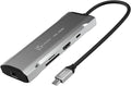 j5create Laptop Docking Station 9-in-1 4K60Hz HDMI USB-C 10Gbps 2 USB-A 10Gbps 100W PD with USB-C 5Gbps Ethernet SD 4.0 Card Reader for MacBook XPS Surface Pro (JCD393)