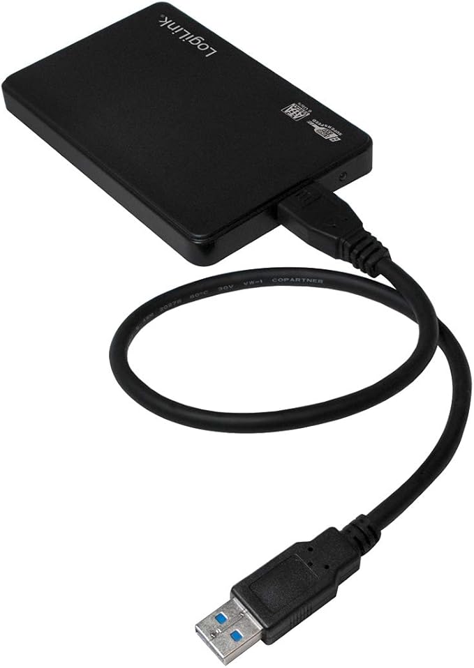 LogiLink UA0256 Hard Drive Enclosure SATA USB 3.0 6.35 cm (2.5 Inch) Black