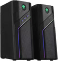 W-206RE Bluetooth RGB Computer Speakers 2.0 Stereo PC Speakers with 21 LED Light Modes Touch Control USB Powered Desktop Speakers for PC Laptop PS5