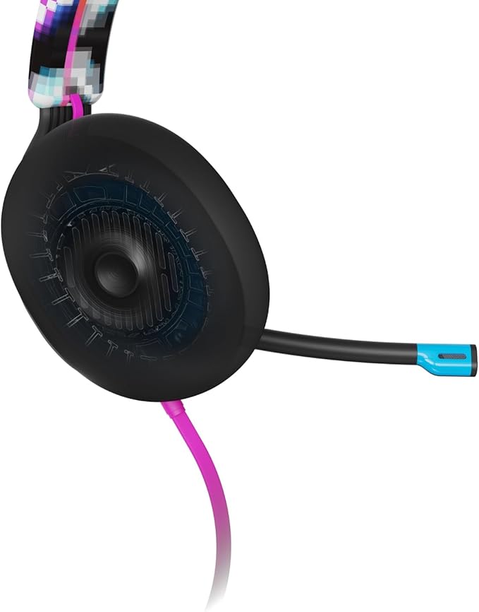 Skullcandy SLYR Pro Multi-Platform Wired Gaming Headset Removable Mic Lightweight Design Ultra-Soft Memory Foam Ear Cushions Mute and Volume Controls PC Xbox PlayStation - Black Digi-Hype
