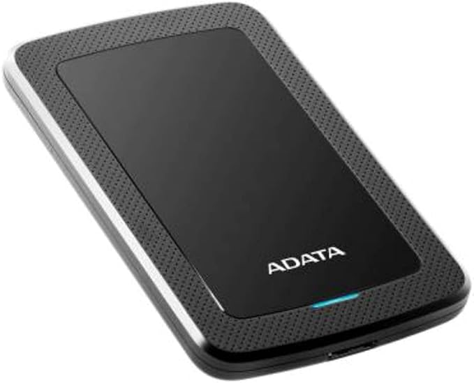 ADATA Hard Drive - 2 TB - External (Portable) - USB 3.1-256-bit AES - Black