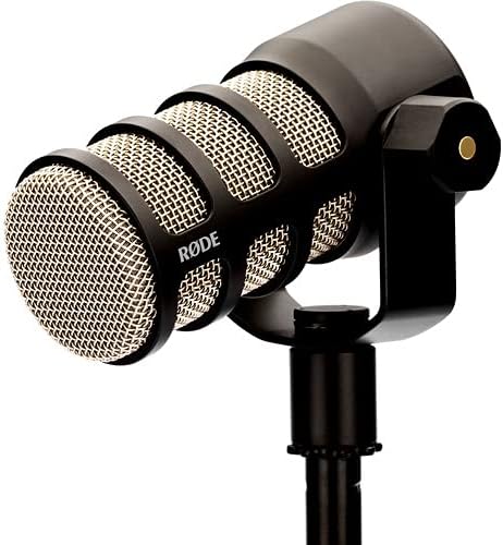 Rode PodMic Dynamic Podcasting Microphones (Pair) with Rode DS1 Microphone Desk Stands TH-02 Studio Podcast Headphones XLR Cables and StreamEye Polishing Cloth