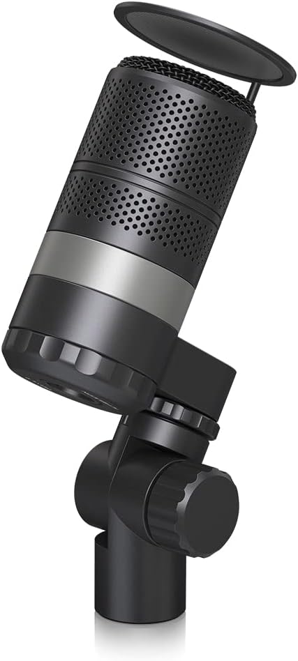 TC-Helicon GoXLR MIC Dynamic Broadcast Microphone with Integrated Pop Filter Black
