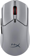 HyperX Pulsefire Haste 2 Pro 4K Wireless Gaming Mouse for PC 4k Polling Rechargeable 90 Hour Battery Lightweight 61g 26K Sensor 2.4GHz Bluetooth Slate Grey