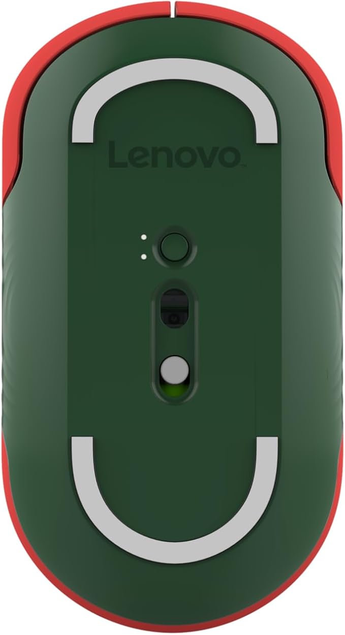 Lenovo 350 Bluetooth Silent Mouse (Fan Edition) Wireless Ergonomic Ambidextrous Design Bluetooth 5.3 Adjustable DPI up to 2400 36 Month Battery Life Recycled Materials Portugal Flag