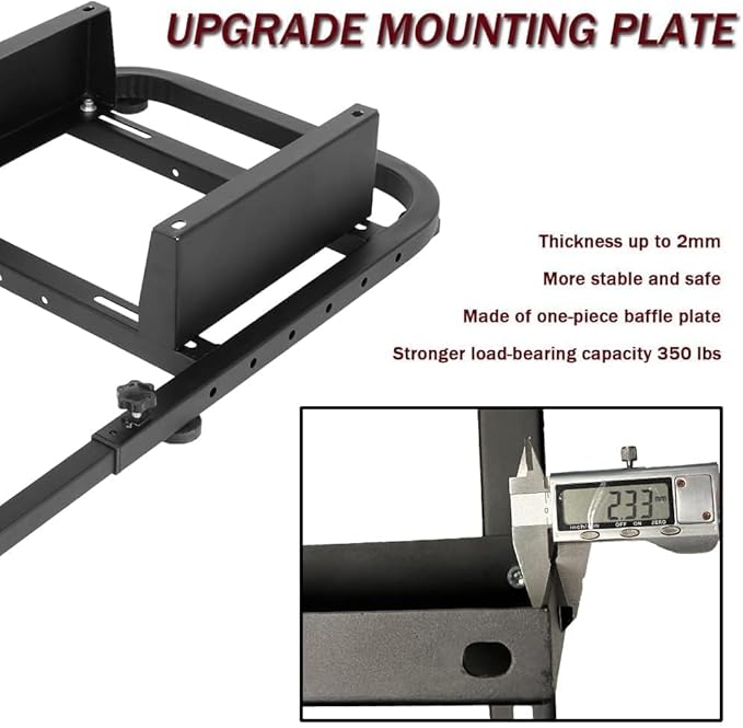 Racing Rear Seat Stand for Steering Wheel Mount to Expand into Gaming Simulator Cockpit with Black Double Locking Slides Ergonomic Breathable Driving Race Chair Fit for Marada Minneer