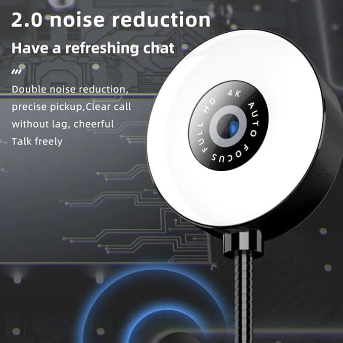 with Microphone Webcam 4K Web Camera Web Cam for PC Computer Live Broadcast Video Mini Camera 4K