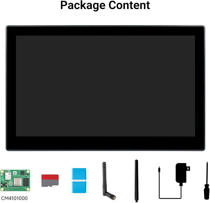 waveshare 13.3inch PiPad Mini-Computer Powered by Raspberry Pi CM4 13.3inch HD Touch Screen with USB/ETH Ports with Powerful Raspberry Pi CM4101000 Inside