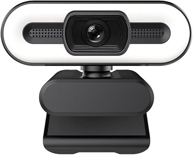 Web Camera 4K Webcam 2K 1080P HD with Microphone Web Cam Conference PC Auto Focus USB Camera Laptop Desktop for Office Gamer Accessories for Gaming Video Calling Recording (Color : 4K AF Monochrome)