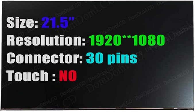 21.5 FHD Compatible LCD Screen Display Panel Replacement for HP 22-C0073w AIO Desktop