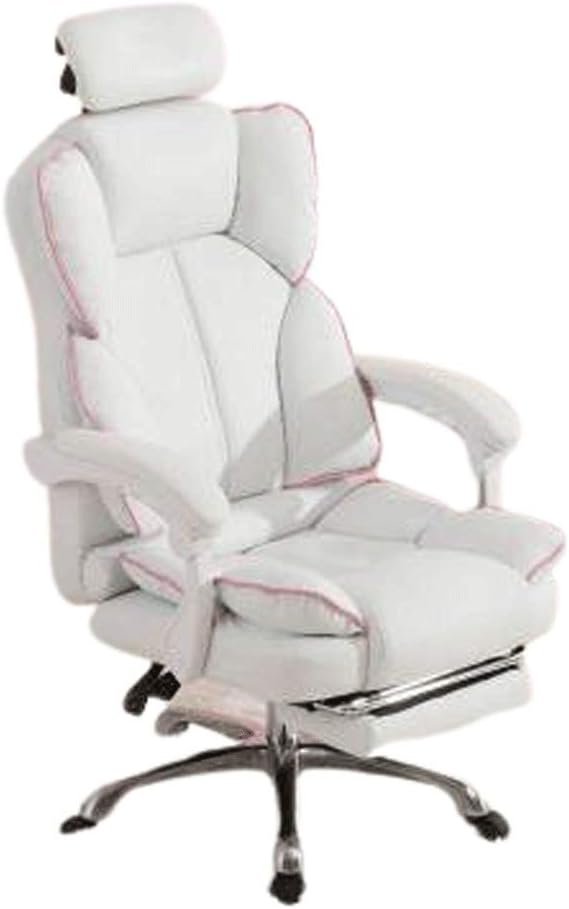 YYDS Chair Reclining Esports Chair Office Boss Chair Luxury Ergonomic Computer Gaming Chair Household Armchair with Footrest Ergonomically (Color : Brown Size : Steel feet)