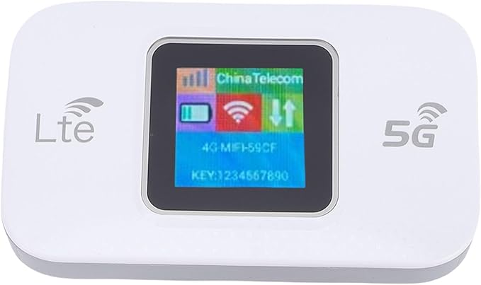 5G Mobile Hotspot 300Mbps High Speed USB LTE Portable WiFi Router for Travel Outdoor Battery Included for Multiple Devices