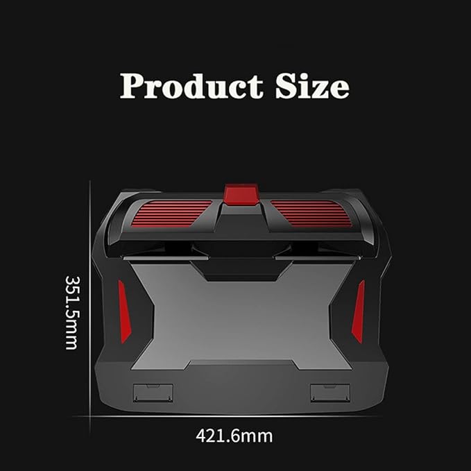 JSEIAJB RGB Gaming Laptop Cooler Adjustable Notebook Stand 3000 RPM Powerful Air Flow Cooling Pad for 12-17 Inch Laptop