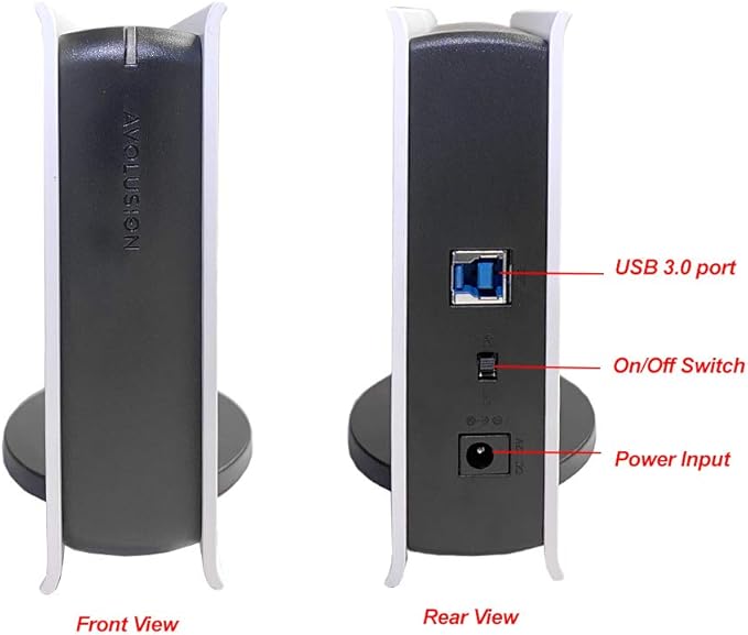 Avolusion PRO-5X Series 12TB USB 3.0 External Hard Drive for WindowsOS Desktop PC/Laptop (White) (Renewed)
