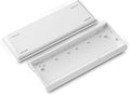 FKZ H60 Aluminum Keyboard Case60% Compact Customized Mechanical Gaming Keyboard Housing Compatible with Wooting60/Win60/GH60/MADLIONS MAD60HE/61Keys Barebones Keyboard DIY (White)