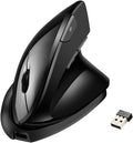 Adesso iMouse V30 Wireless Adjustable Vertical Ergonomic Mouse with Customizable Angles and DPI Switch - Reduces Wrist Strain 2.4GHz USB Receiver Made in Taiwan TAA-Compliant