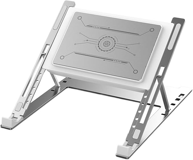Transportable Play Notebook Refrigerating Pad Semiconductor Technology 3 Speed Modes Permanent Aluminum Construction ABS Aluminum Laptop Refrigerating Fan