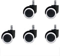 2-inch Brake self-Locking Wheel Swivel Chair Accessories Universal Wheel Study Chair Gaming Chair boss Chair 5-Piece Set