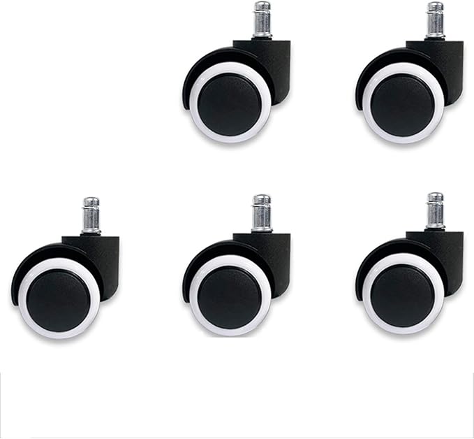 2-inch Brake self-Locking Wheel Swivel Chair Accessories Universal Wheel Study Chair Gaming Chair boss Chair 5-Piece Set