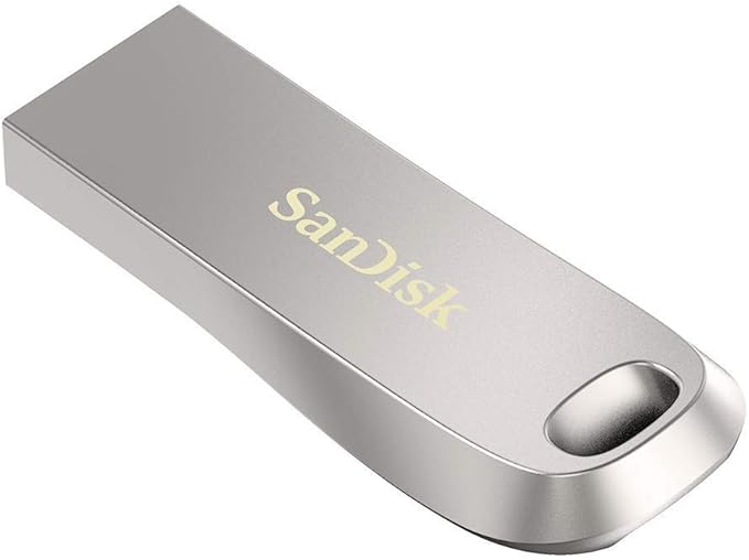 SanDisk Ultra Luxe 32GB USB 3.1 Flash Drive (4 Pack) Works with Computer Laptop 150MB/s PenDrive High Speed All Metal (SDCZ74-032G-G46) Bundle with (1) Everything But Stromboli 4 Port USB 3.0 Hub