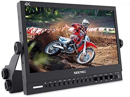 SEETEC P133-9HSD 13.3 Inch 4K HMDI Broadcast Monitor Professional LCD Director Studio Production Monitoring IPS Screen Aluminum Design