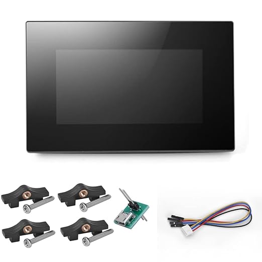 Nextion 7.0 LCD Module Touch Display Intelligent Series NX8048P070-011R-Y HMI IPS RGB 65K Resistive Touchscreen with Enclosure