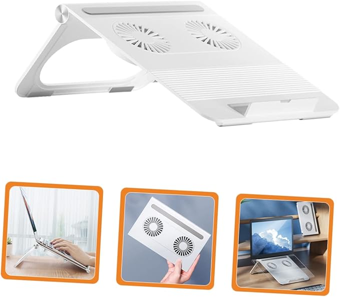 Vaguelly Laptop Cooling Pad Laptop Riser Portable Notebook Stand Computer Riser