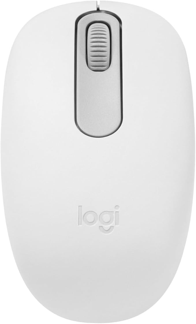 Logitech M196 Bluetooth Wireless MouseCompact and Portable Mouse for LaptopsTablets and More12-Month BatterySmooth TrackingCompatible with PC and Mac Windows and macOS - Off White Pack of 4